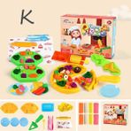 Zhuning Shop 1 K Tarzı Çocuklar Için Kendin Yap Mutfak Oyun Hamuru Oyuncak Plastikine Set Hamburger Makinesi Yaratıcı Kalıp Kız Hamur Yapımı (Yurt Dışından) - Beyaz