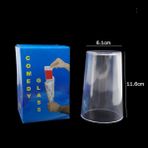 Zhuning Shop 1 Kağıt Konik Içinde Komedi Cam - Sihirli Numaralar Komedi Sahne Aksesuarları Mentalizm Eğlenceli Illüzyon Sihir Malzemeleri (Yurt Dışından) - Renkli - --