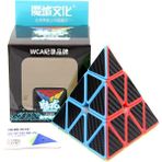 Zhuning Shop 1 Karbon Tarzı Moyu Meilong Piramit Magic Cube Mofangjiaoshi Jınzıta 3x3 Cubo Etiketli Magico Bulmaca Küpü Hediye Çocuklar Için Oyuncaklar (Yurt Dışından) - Rubik küp