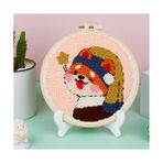 Zhuning Shop 1 Köpek 2 Tarzı Kız El Sanatları Çocuk Sanat El Sanatları Seti Öğrenme Eğitici Oyuncaklar Için Dıy Kiti Iğne Oyaları Yetişkin Hediye (Yurt Dışından) - zanaat oyuncaklar