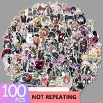 Zhuning Shop 1 Koyu Gri Tarzı Anime Sticker Şeytan Öldürücü Avcı x Graffiti Kendin Yap Valiz Laptop Kaykay Telefon Etiket Sticker Oyuncakları (Yurt Dışından)