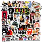 Zhuning Shop 1 Koyu Gri Tarzı Hip Hop Rock & Roll Grup Karakter Graffiti Sticker Oyuncakları Kaykay Laptop Bisiklet Etiketleri F5 (Yurt Dışından)