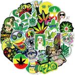Zhuning Shop 1 Koyu Gri Tarzı Marihuana Dumanı Etiketler Laptop Gitar Bagaj Su Geçirmez Estetik Ot Grafiti Sticker Paketleri Çocuk Oyuncakları Için (Yurt Dışından)