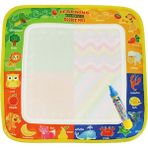 Zhuning Shop 1 Mat A 29X29,5CM Stili Çocuklar Için Eğitici Oyuncaklar: Xmas Hediyeleri Için Sihirli Su Çizim Kitabı Boyama Tahtası Doodle Kitabı (Yurt Dışından) - Beyaz