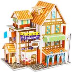 Zhuning Shop 1 No.13 Tarzı Çocuklar Için Kendin Yap 3D Montajlı Ev Oyuncak El Kitabı Ev Simülasyonu Villa Bulmaca Kale Inşaat Eğlenceli Bulmaca Köpük Karton Çocuklar Için Hediye (Yurt Dışından)