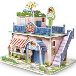 Zhuning Shop 1 No.15 Tarzı Çocuklar Için Kendin Yap 3D Montajlı Ev Oyuncak El Kitabı Ev Simülasyonu Villa Bulmaca Kale Inşaat Eğlenceli Bulmaca Köpük Karton Çocuklar Için Hediye (Yurt Dışından)