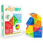 Zhuning Shop 1 No.24 Tarzı Dingsheng 24 ve Segmentler Sihirli Kural Yılan Çok Renkli 3D Bulmaca Uğraş Oyunu Fidget Küpü Döndür Dönüştürülebilir Çocuk Bulmaca (Yurt Dışından) - Rubik küp
