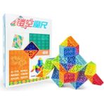 Zhuning Shop 1 No.48 Stili Dingsheng 24 ve Segmentler Sihirli Kural Yılan Çok Renkli 3D Bulmaca Uğraş Oyunu Fidget Küpü Döndür Dönüştürülebilir Çocuk Bulmaca (Yurt Dışından) - Rubik küp