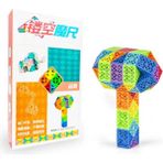 Zhuning Shop 1 No.60 Tarzı Dingsheng 24 ve Segmentler Sihirli Kural Yılan Çok Renkli 3D Bulmaca Uğraş Oyunu Fidget Küpü Döndür Dönüştürülebilir Çocuk Bulmaca (Yurt Dışından) - Rubik küp