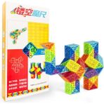 Zhuning Shop 1 No.72 Tarzı Dingsheng 24 ve Segmentler Sihirli Kural Yılan Çok Renkli 3D Bulmaca Uğraş Oyunu Fidget Küpü Döndür Dönüştürülebilir Çocuk Bulmaca (Yurt Dışından) - Rubik küp