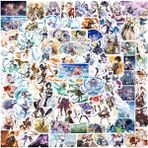 Zhuning Shop 1 Oyun Sl 10 Adet Tarzı Laptop Çocuklar Diy Oyuncak Seyahat Telefon Için Sticker Anime Çıkartmalar Seti- Türkçe (Yurt Dışından)