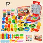 Zhuning Shop 1 P Stili Çocuklar Için Kendin Yap Mutfak Oyun Hamuru Oyuncak Plastikine Set Hamburger Makinesi Yaratıcı Kalıp Kız Hamur Yapımı (Yurt Dışından) - Beyaz