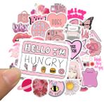 Zhuning Shop 1 Pembe Tarzı Vsco Ins Tarzı Sticker Anime Laptop Kılıfı Araba Kaykay Motosiklet Kız Çocuklar Için Oyuncaklar Cool Hayvan Sticker F5 (Yurt Dışından)