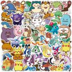 Zhuning Shop 1 Pokemon 50 Adet G Tarzı Pikachu Sticker Laptop Valiz Kaykay Gitar Telefon Çocuk Hediye Oyuncakları Kawaii Pokemon Anime Sticker (Yurt Dışından)