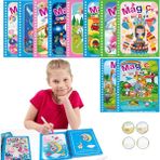 Zhuning Shop 1 Rastgele 1 Adet Tarzı Montessori Oyuncak Sihirli Su Kitabı Yeniden Kullanılabilir Boyama Duyusal Kitaplar Erken Eğitim Doğum Günü Noel Yeni Yıl Hediyesi (Yurt Dışından) - Beyaz