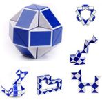 Zhuning Shop 1 Rastgele Stil Çocuklar Için Hediye Bulmaca Oyuncak Yılan Küpleri Esneklik Değişen Popüler Dönüş Transformable Çocuk Bulmaca Oyunu (Yurt Dışından) - Rubik küp