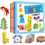 Zhuning Shop 1 Rastgele Stil Stili El Yapımı Eğitici Origami Kağıt Kesme Kitabı El Sanatları Çocuklar Için Hediye Oyuncağı Eğlenceli Bulmaca Bebek Çocuklar Hediyeler Zxh (Yurt Dışından) - zanaat oyuncaklar