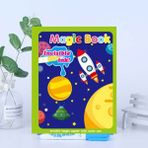 Zhuning Shop 1 Roket Tarzı Montessori Oyuncaklar Tekrar Kullanılabilir Boyama Kitabı Sihirli Su Çizim Kitabı Duyusal Erken Eğitim Oyuncakları Çocuklar Için Doğum Günü Hediyesi (Yurt Dışından) - Beyaz