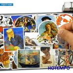Zhuning Shop 1 Sanatçı Van Gogh Tarzı Yağlı Boya Sticker Oyuncaklar Çocuk Için Telefon Laptop Bagaj Kaykay Araba Etiket Sticker (Yurt Dışından)