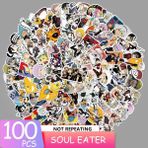 Zhuning Shop 1 Sarı Stil Anime Sticker Şeytan Öldürücü Avcı x Graffiti Kendin Yap Valiz Laptop Kaykay Telefon Etiket Sticker Oyuncakları (Yurt Dışından)