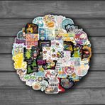 Zhuning Shop 1 Sonrası 90'lar Çizgi Film Karakteri Koleksiyonu Grafiti Laptop Stickerları Su Geçirmez Valiz Gitar Oyuncak Dekorasyon Stickerları (Yurt Dışından)