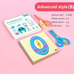 Zhuning Shop 1 Stil 2 Stili Kızlar ve Erkekler Için El Yapımı Kağıt Kesme ve Katlama Bulmaca Oyuncak Origami Oyuncak - El Sanatları Öğrenme Oyuncakları (Yurt Dışından) - zanaat oyuncaklar