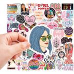Zhuning Shop 1 TYT11-50PCS Tarzı Feminizm Ilham Veren Kız Gücü Stickerı Kaykay Laptop Gitar Oyuncak Kask Kırtasiye Etiketleri Decal Çıkartmalar F5 (Yurt Dışından)