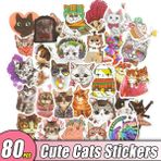 Zhuning Shop 1 Tzp1 Stili Pcs Jdm Karışık Stiller Sevimli Suluboya Hayvan Çıkartmaları Laptop Kaykay Bilgisayar Gitar Çocuklar Çizgi Film Sticker Etiket Oyuncak (Yurt Dışından)