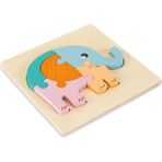 Zhuning Shop 1 WT052 Stili Montessori Materyaller Çocuklar Yapboz Tahtası Eğitici Ahşap Oyuncaklar Bebekler Için Bulmaca Tangram Çizgi Film Baykuş Oyuncakları (Yurt Dışından)
