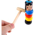 Zhuning Shop 1 Yeni 1 Set Sihirli Oyuncak Yakın Sahne Sihir Malzemeleri Eğlenceli Oyuncak Aksesuarı Ölümsüz Daruma Kırılmaz Ahşap Adam Sihir Hileleri (Yurt Dışından) - Renkli - --