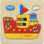 Zhuning Shop 1 Yeşil Stil Çocuklar Için Ahşap 3D Puzzle Oyuncaklar - Zeka Geliştirici Çocuk Eğitici Oyuncaklar (Yurt Dışından)