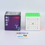 Zhuning Shop 1 Yj 7x7 Stili Yj V2M Manyetik Sihirli Hız Küpü 3x3 4x4 5x5 6x6 Cubo Magico Profesyonel Manyetik Bulmaca Sihirli Küpler Eğitici Oyuncaklar (Yurt Dışından) - Rubik küp