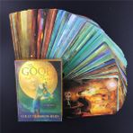 Zhuningshop1 78 Adet TT06 Stili Kozmik Dansçı Kehanet Kartları Parti Masası Oyunu Yüksek Şans Tarot Destesi ve Rehber Kitap ile (Yurt Dışından) - Renkli