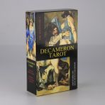 Zhuningshop1 Decameron Tarot Stili Ezoterik Tarot 78 Kehanet Kartı Seti Deck Oracle Kart Aile Parti Oyun Kartları Tahta Solomonic Antik Büyülü Grimoires (Yurt Dışından)