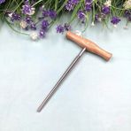 Zhuxi Shop B Açık Sarı Tarzı Keman Viyola Burgu Delik Genişletme Aracı Ahşap Sap Hralstraight Kesici Burgu Keman Boyun Luthier Onarım Araçları (Yurt Dışından)
