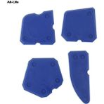 Zhuxi Shop B Mavi Stil 4 Parça Kapı Silikon Mühürleyici Yayıcı Spatula Kazıyıcı Çimento Fuga Temizleme Aracı Seti Pencere Derz Mühürleyici Fuga Macunu (Yurt Dışından)