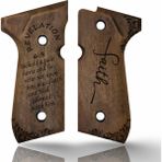 Zib Grips Silah Kabzası - Girsan Yavuz 16, Beretta F92 ile Uyumlu - Açık Kahverengi Renk - BRTF92UC064