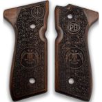 Zib Grips Silah Kabzası - Girsan Yavuz 16, Beretta F92 ile Uyumlu - Koyu Kahverengi Renk - BRTF92CV021