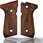 Zib Grips Silah Kabzası - Girsan Yavuz 16, Beretta F92 ile Uyumlu - Koyu Kahverengi Renk - BRTF92CV063