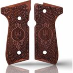 Zib Grips Silah Kabzası - Girsan Yavuz 16, Beretta F92 ile Uyumlu - Meşe Renk - BRTF92MS023