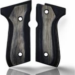 Zib Grips Silah Kabzası - Girsan Yavuz 16, Beretta F92 ile Uyumlu - Sadece Vernik Uygulanmış - Lamine Malzemesinden Yapılma - LMBRTF92SV050