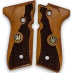 Zib Grips Silah Kabzası - Girsan Yavuz 16, Beretta F92 ile Uyumlu - Sarı Renk - Metal Logolu - BRTF92SR010L1
