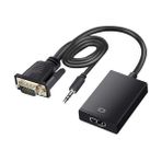 Zibox Fully G-537K VGA To HDMI Çevirici Adaptör 3.5 mm Ses Girişli - Çok Renkli