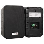 Zibox Magicvoice F-LHY4A 4" (10 Cm) Hat Trafolu Duvar Tipi Sütun Hoparlör (10W Rms / 150W Peak - Mp3 USB Uyumlu) Çiftli Takım Set - Siyah