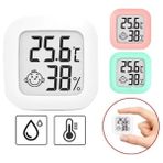 Zibox Powermaster PM-6235 Oda Tipi Mini Ekranlı Sıcaklık Nem Ölçer Termometre - Siyah