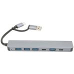 Zibox Powermaster Type-C 7in1 USB 3.0 Hub - 256 GB - Siyah