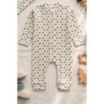 Zıbzıb baby %100 Pamuk Yenidoğan Baskılı Çıtçıtlı Bebek Tulum Hastane Çıkışı Bebek Kıyafeti