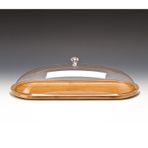 Zicco Ahşap Altlı, Akrilik Kapaklı, 48x19x13 cm Fanus
