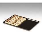 Zicco Kod: ZCP225 20x30 cm Siyah Polycarbonat Çikolata Teşhir Tepsi