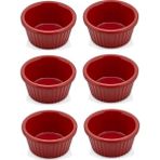 Zicco Minimal Kase Kırmızı 6'lı 5 x 2.5 cm